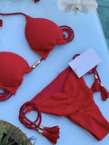 the NEWPORT - Woman Thong Bikini Color Swimsuit