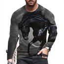 the HORSEMAN - Spring and Autumn Oversized T-Shirt for Men
