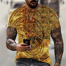 the ATLAS - Summer 3D Print Oversized T-Shirts for Men