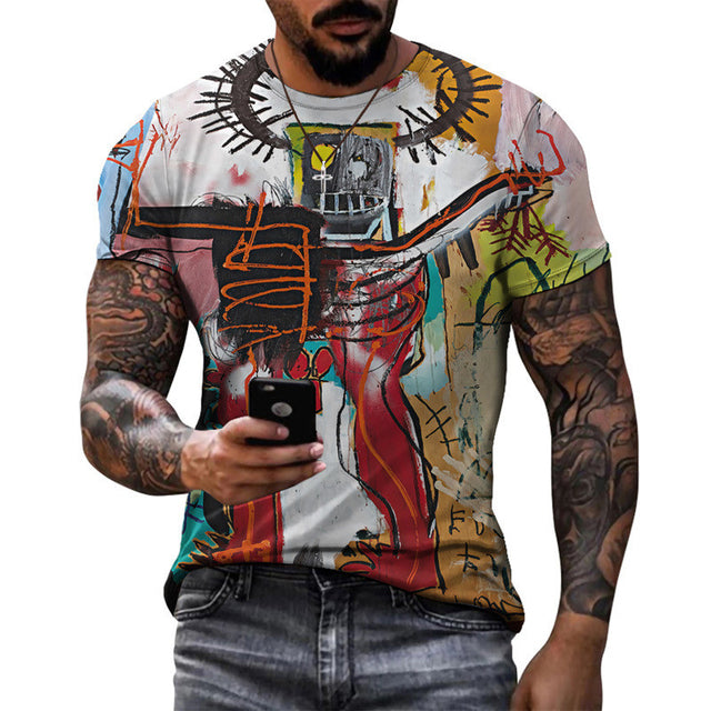 the ABSTRACT - New Fashion 3D Print T-Shirt for Men