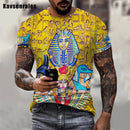 the EGYPTIAN - Men Ancient Egypt Pattern Printed 3D T-Shirt