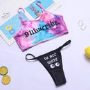 the SINNER - Women Two Piece Skull Print Bikini Suit