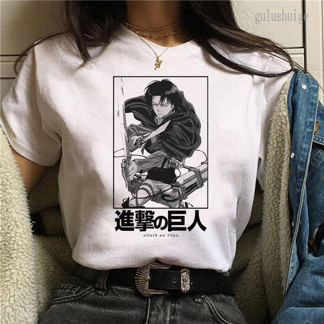 the ANIME II - Women Funny Cartoon T-Shirt