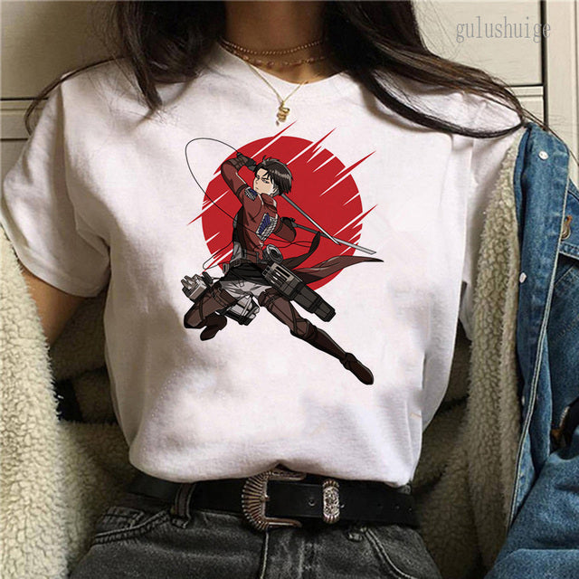 the ANIME II - Women Funny Cartoon T-Shirt