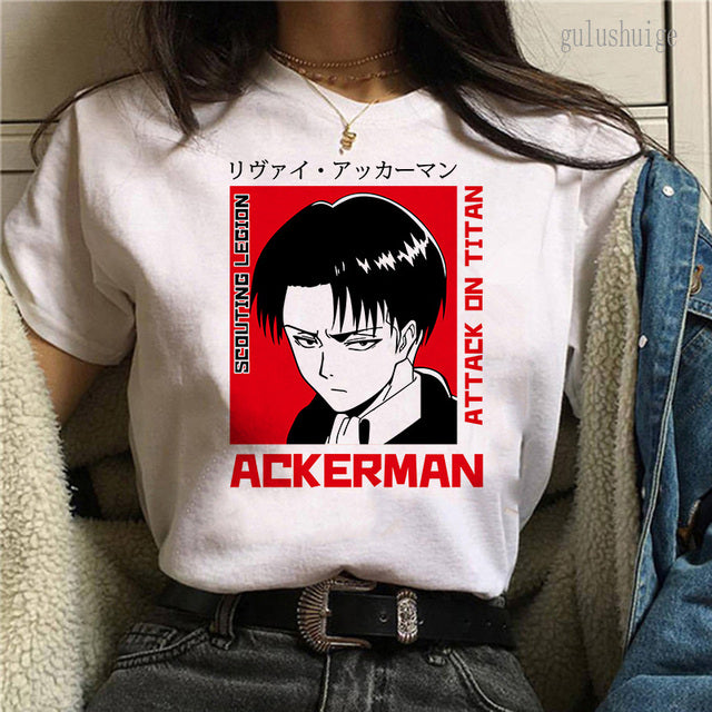 the ANIME II - Women Funny Cartoon T-Shirt