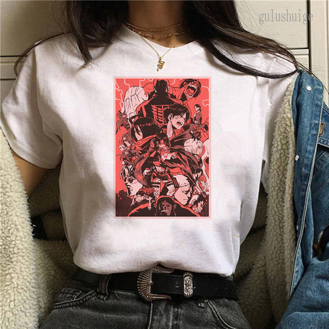 the ANIME II - Women Funny Cartoon T-Shirt