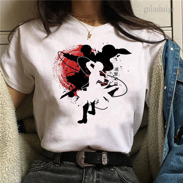 the ANIME II - Women Funny Cartoon T-Shirt