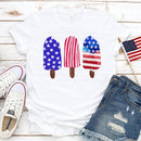 the AMERICAN - Made in America Casual Women Clothing Print T-Shirt