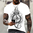 the ATLAS - Summer 3D Print Oversized T-Shirts for Men