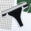 the GIRLFRIEND - Sexy Sports Cotton Stripe Women Underwear