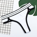 the GIRLFRIEND - Sexy Sports Cotton Stripe Women Underwear