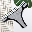 the GIRLFRIEND - Sexy Sports Cotton Stripe Women Underwear