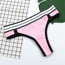 the GIRLFRIEND - Sexy Sports Cotton Stripe Women Underwear