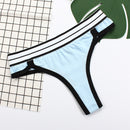 the GIRLFRIEND - Sexy Sports Cotton Stripe Women Underwear