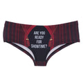 the NAUGHTY GIRL - Spoof Handprint Letter Printed Women Panties