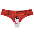 the NAUGHTY LIST - Christmas Print Women Panties