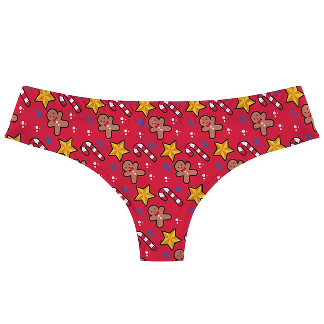 the NAUGHTY LIST - Christmas Print Women Panties