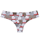 the NAUGHTY LIST - Christmas Print Women Panties