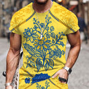 the TRIBAL TAPESTRY - Men Summer Tribal Pattern Casual 3D T-Shirt
