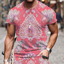 the TRIBAL TAPESTRY - Men Summer Tribal Pattern Casual 3D T-Shirt