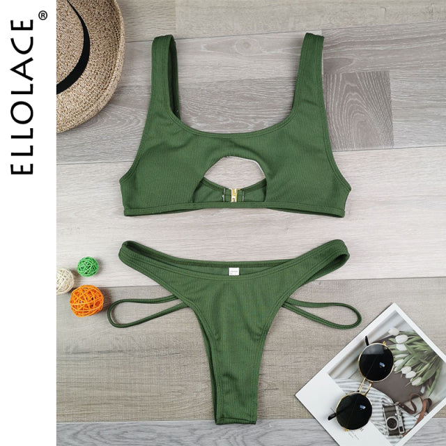 the EPITOME - Sexy Bikini Hollow Out Swimsuit