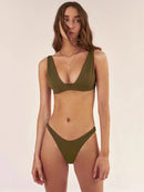 the PALISADES - Women New Sexy Bikini Solid Swimsuit
