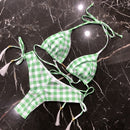 the ALOHA - Halter Push Up Bikini Tassel Swimwear