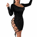 the SIMONE Dress - Women Leopard Bodycon Sexy Mini Dress