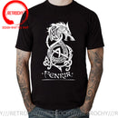 the NORSE WOLF - Cool Vikings the Wolf of Norse Print T-Shirt