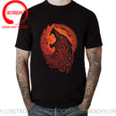 the NORSE WOLF - Cool Vikings the Wolf of Norse Print T-Shirt