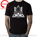 the NORSE WOLF - Cool Vikings the Wolf of Norse Print T-Shirt