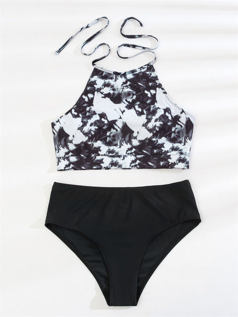 the TOP CAT - High Waist Bikini Swimsuit