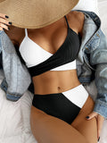 the STUNNER - High Waist Women Ribbed Swimsuit