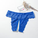 the INVITATION - 6 Colors Plus Size Open Crotch Panties For Sex