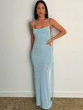 the OLIVIA Dress - Elegant Spaghetti Strap Draped Party Dress