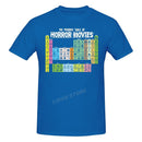 the HORROR GEEK - Periodic Table Printed Men T-Shirt