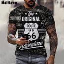 the ROADSTER - Men Fashion 66 American Road T-Shirt