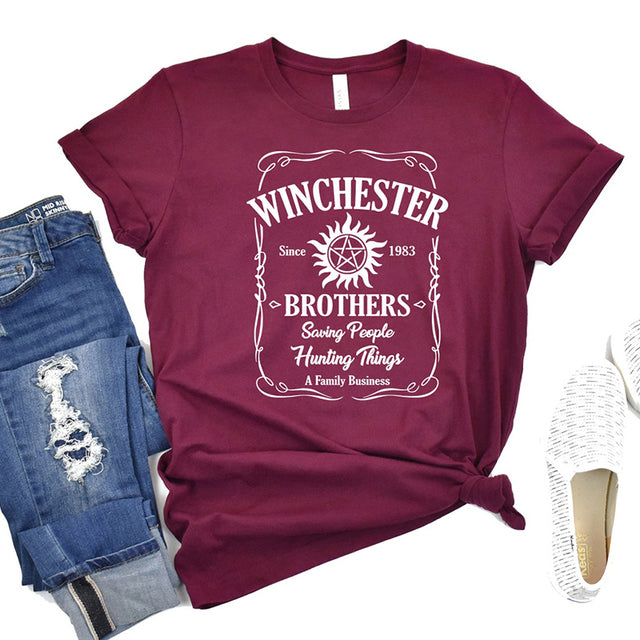 the SUPERNATURAL - Winchester Brothers Woman T-Shirt