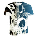 the ABSTRACT - Round Neck Short Sleeve 3D Printed T-Shirt