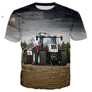 the ABSTRACT - Round Neck Short Sleeve 3D Printed T-Shirt