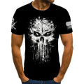 the PUNISHER - NEW Skull Graphic T-Shirts for Muscles Men