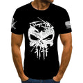 the PUNISHER - NEW Skull Graphic T-Shirts for Muscles Men