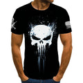 the PUNISHER - NEW Skull Graphic T-Shirts for Muscles Men