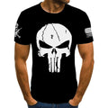 the PUNISHER - NEW Skull Graphic T-Shirts for Muscles Men