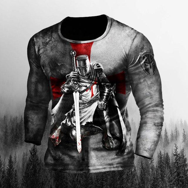 the TEMPLAR - 3D Print Men Templar Shirt