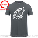 the NORSE WOLF - Cool Vikings the Wolf of Norse Print T-Shirt