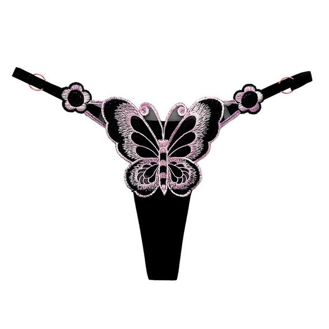 the MONARCH - Cute Butterfly Embroidery Women Panties