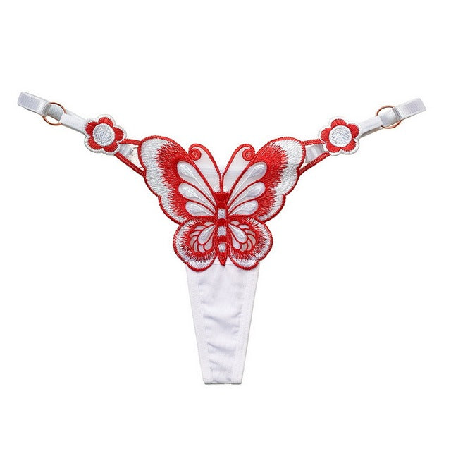 the MONARCH - Cute Butterfly Embroidery Women Panties