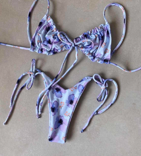 the PETAL - Low Waist Bikini Triangle Swimwear