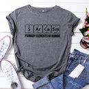 the ELEMENTS - Sarcasm Primary Elements Women T-Shirt